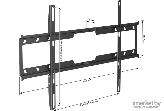 Кронштейн для телевизора Holder Basic Line LCD-F6618-B (черный)