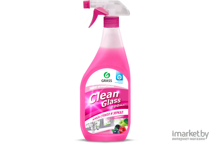 Средство для мытья окон Grass Clean Glass. Лесные ягоды / 125241 (600мл)