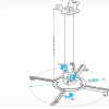 Кронштейн для видеопроектора Holder PR-104-W