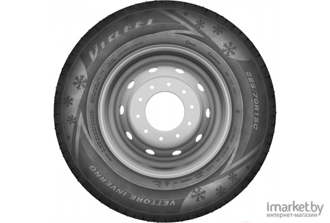 Зимняя шина Viatti Vettore Inverno V-524 195/70R15C 104/102R (шипы)