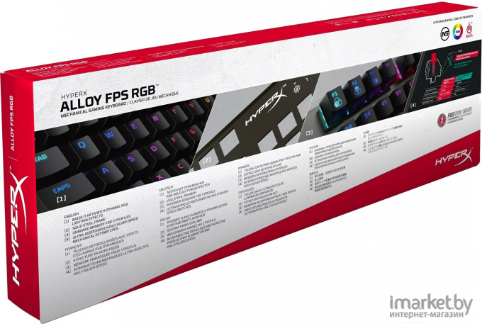 Клавиатура Kingston HyperX Alloy FPS RGB [HX-KB1SS2-RU]