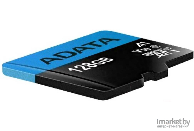 Карта памяти A-data microSDXC (Class 10) 128GB + адаптер (AUSDX128GUICL10A1-RA1)