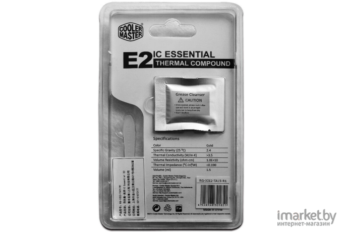 Термопаста Cooler Master IC Essential E2 (3.4 г)