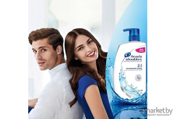 Шампунь-кондиционер для волос Head & Shoulders Основной уход 2 в 1 (900мл)