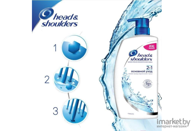 Шампунь-кондиционер для волос Head & Shoulders Основной уход 2 в 1 (900мл)