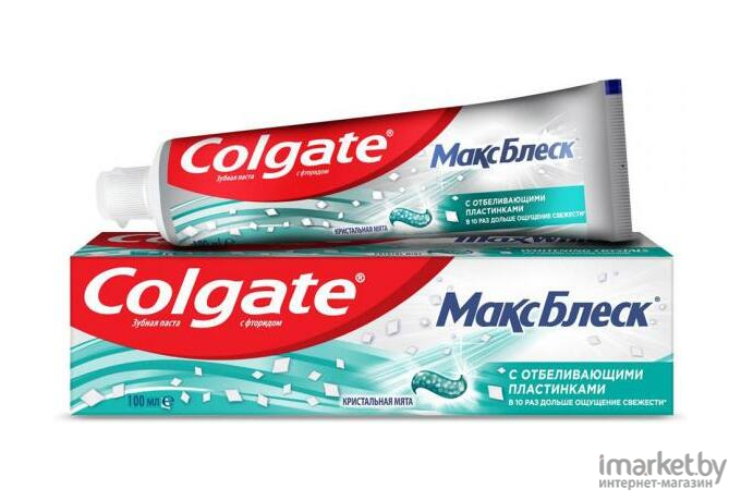 Зубная паста Colgate МаксБлеск с отбеливающими пластинками (100мл)