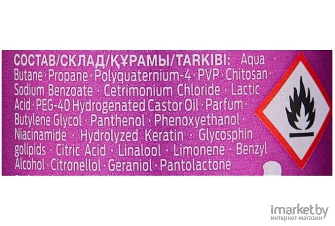 Лак для укладки волос Syoss Ceramide Complex. Укрепление максимально сильная фиксация (400мл)