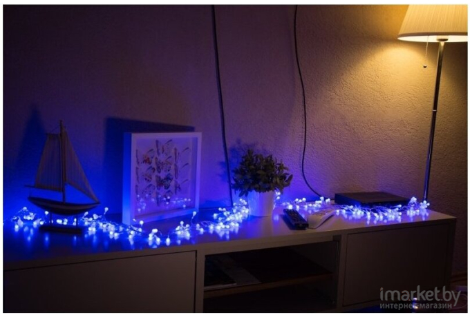 Новогодняя гирлянда Neon-Night Мишура LED 3 м синий [303-603]