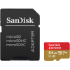 Карта памяти SanDisk Extreme microSDXC 64GB + адаптер (SDSQXA2-064G-GN6MA)