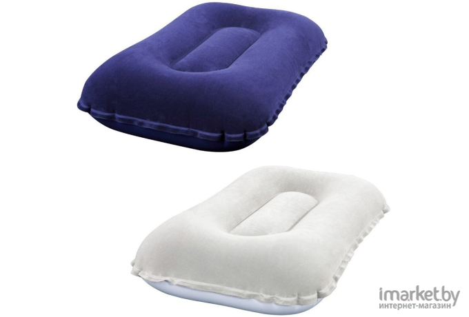 Надувная подушка Bestway Flocked Air Camp Pillow 67121