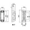 Защелка врезная с фиксацией Morelli M1895 SN