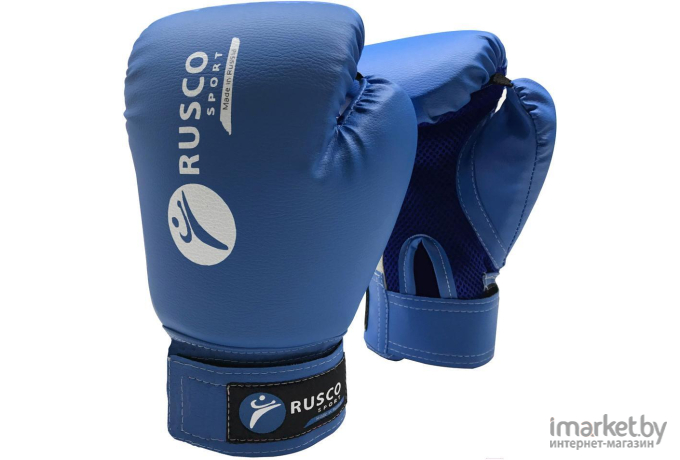 Боксерские перчатки RuscoSport 4oz синий