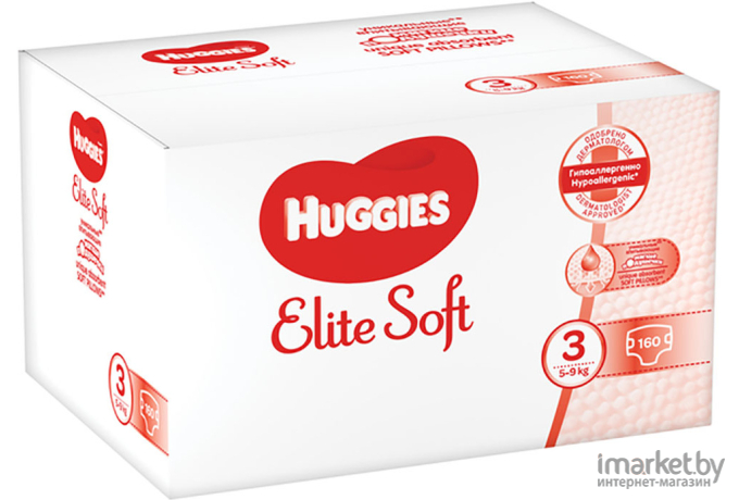 Подгузники Huggies Elite Soft Box 3 (160шт)