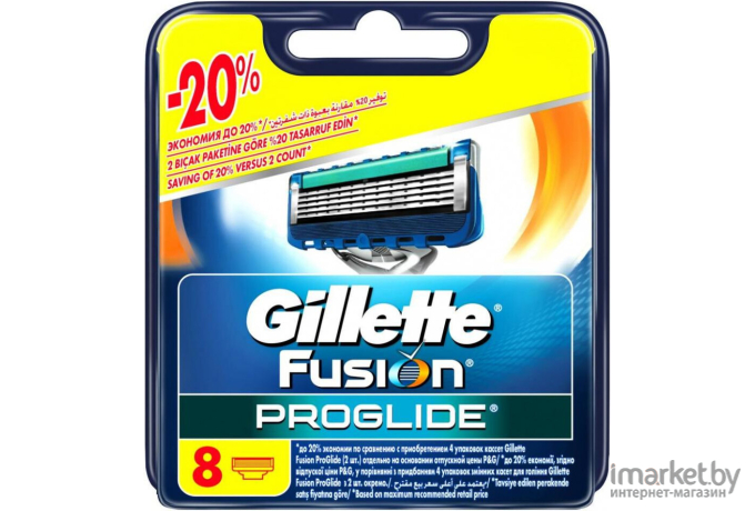 Сменные кассеты Gillette Fusion ProGlide 8шт