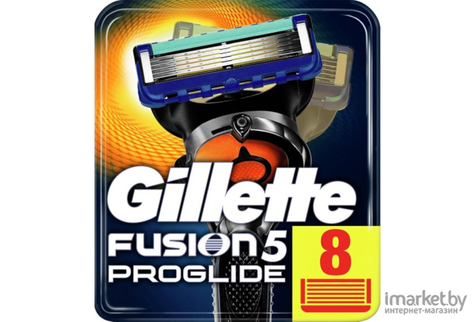 Сменные кассеты Gillette Fusion ProGlide 8шт