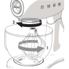 Миксер Smeg SMF02PKEU