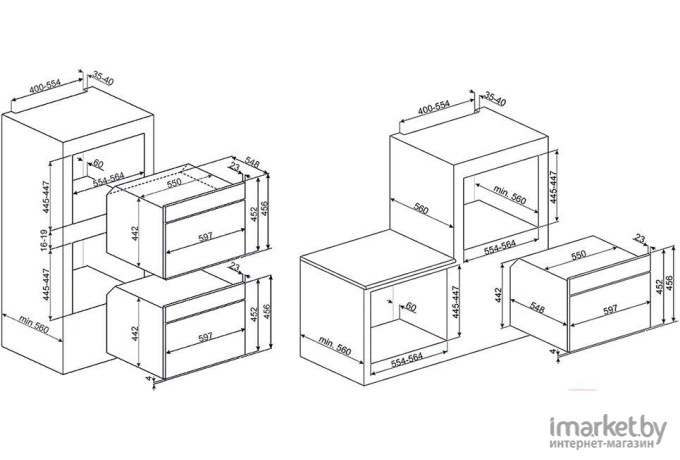 Духовой шкаф Smeg SF4102MCS