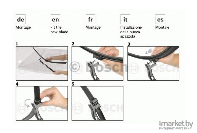 Щетка стеклоочистителя Bosch Aerotwin 3397006824