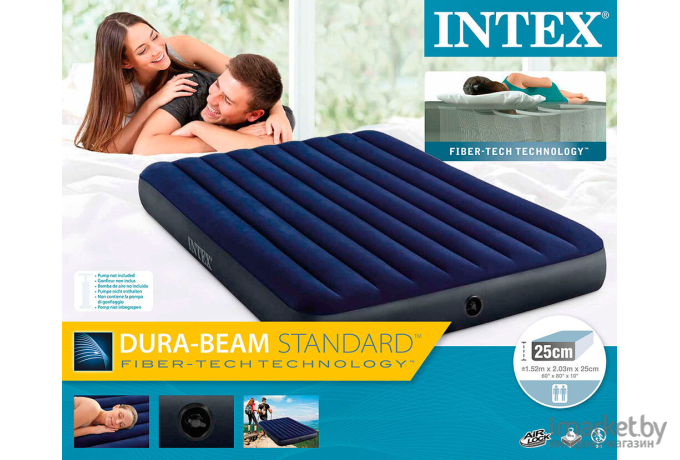 Надувной матрас Intex Dura-Beam Queen (64759)