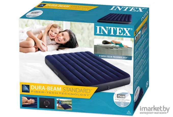 Надувной матрас Intex Dura-Beam Queen (64759)