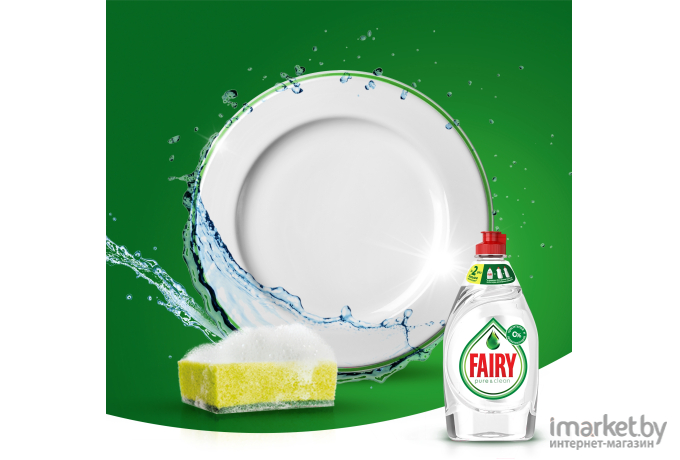 Средство для мытья посуды Fairy Pure & Clean (650мл)