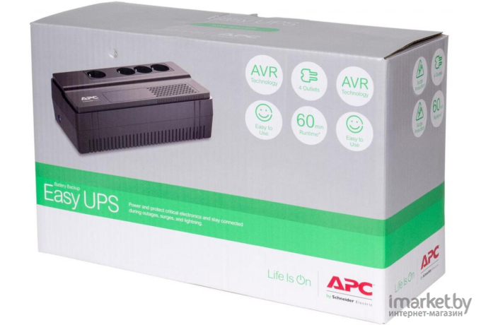 ИБП APC Back-UPS BV 500VA AVR 230V/ BV500I-GR