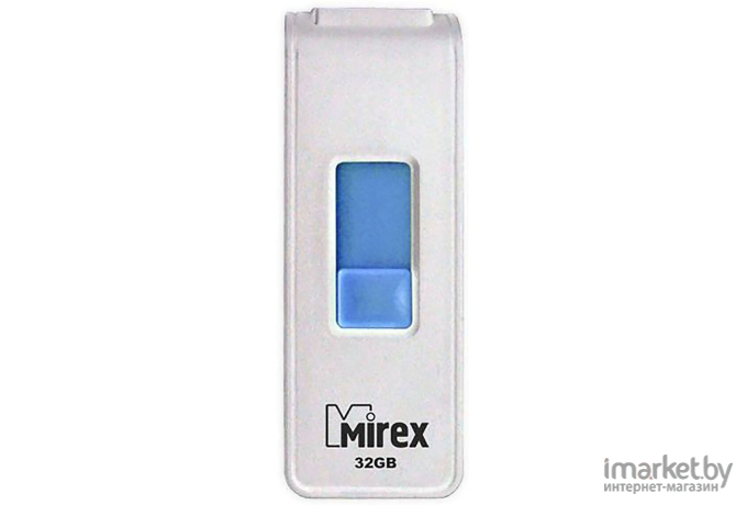 Usb flash Mirex SHOT 32GB White [13600-FMUWST32]