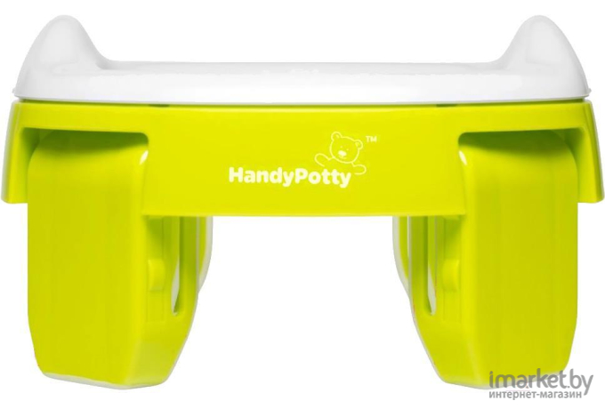 Детский горшок Roxy-Kids HandyPotty дорожный / HP-250GR (лайм)