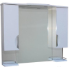 Шкаф с зеркалом для ванной СанитаМебель Камелия-14.45 Д3 белый