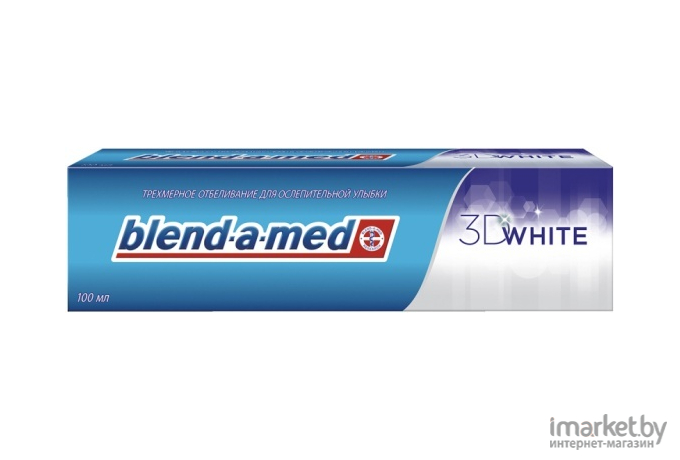 Зубная паста Blend-a-med 3D White бережная мята (100мл)