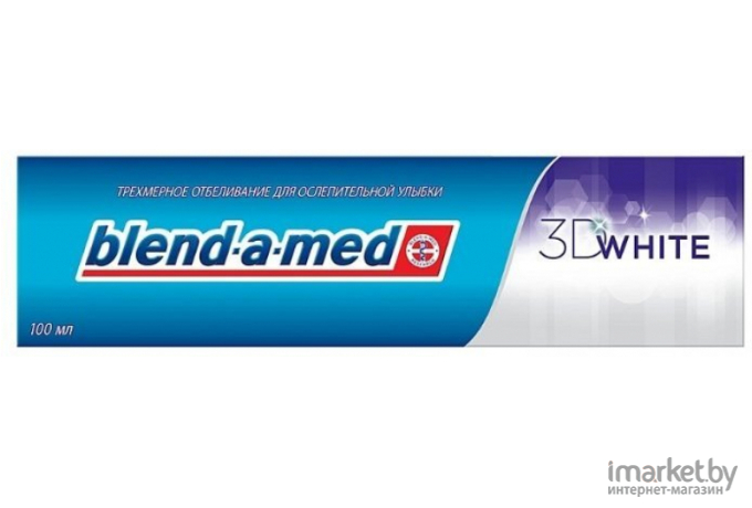 Зубная паста Blend-a-med 3D White бережная мята (100мл)