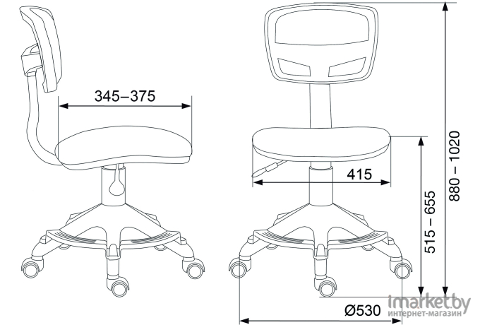 Офисное кресло Бюрократ CH-299-F/PK/FLIPFLOP_P розовый [1065746]