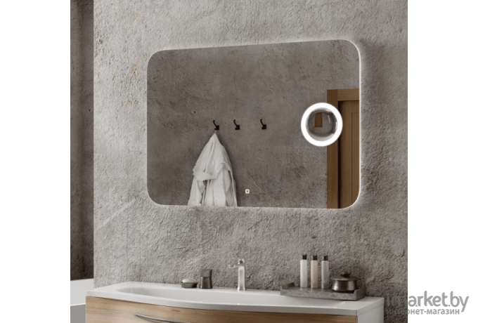 Зеркало для ванной Континент Elegant Led 80x60