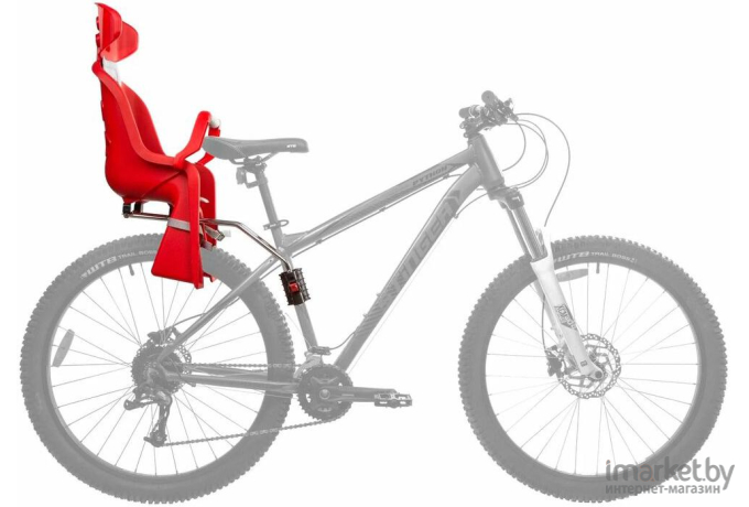 Детское велокресло SunnyWheel SW-BC-137 / Х90119 (серый/красный)