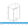 Душевое ограждение Erlit ER10112H-C1