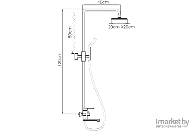 Душевая система Ledeme L2402