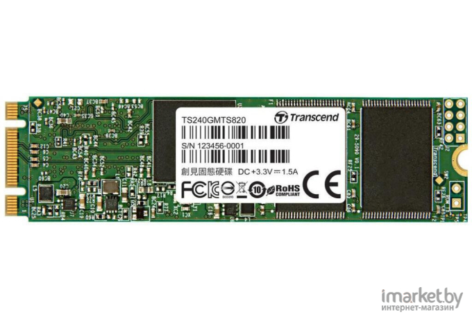SSD диск Transcend MTS820 M.2 SATAIII 240GB (TS240GMTS820S)