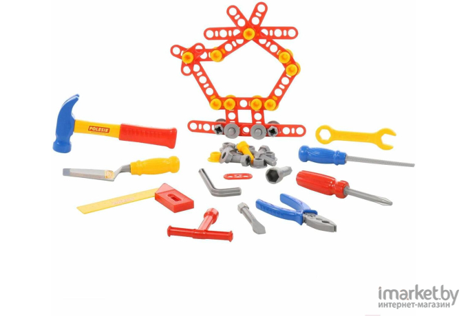 Детский набор инструментов Полесье №4 / 47182 (72эл)