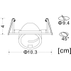 Точечный светильник Arte Lamp Accento A4009PL-1BK