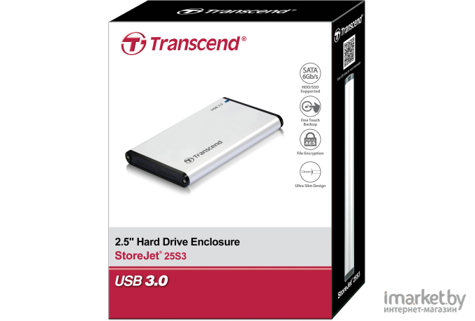 Бокс для жесткого диска Transcend StoreJet 2553 (TS0GSJ25S3)