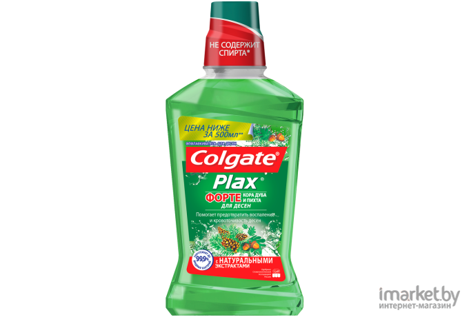 Ополаскиватель для полости рта Colgate Plax Форте кора дуба и пихта (500мл)