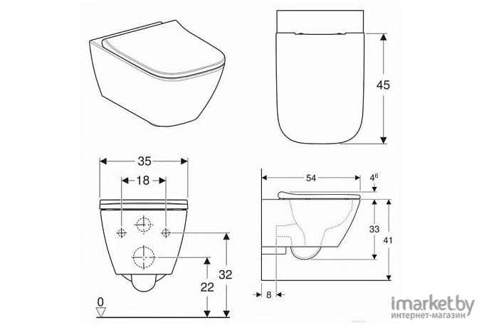 Инсталляция для унитаза Geberit Duofix 111.300.00.5