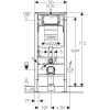 Инсталляция для унитаза Geberit Duofix 111.300.00.5