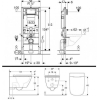 Инсталляция для унитаза Geberit Duofix 111.300.00.5