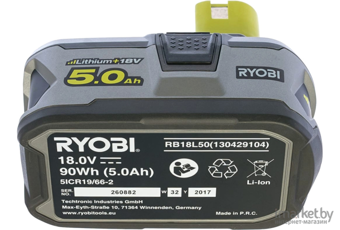 Аккумулятор для электроинструмента Ryobi RB 18 LL 50 (5133002433)