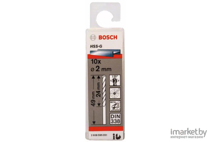 Набор оснастки Bosch 2608595051 (10 предметов)