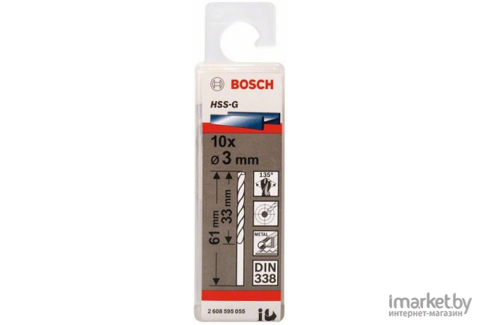 Набор оснастки Bosch 2608595055 (10 предметов)