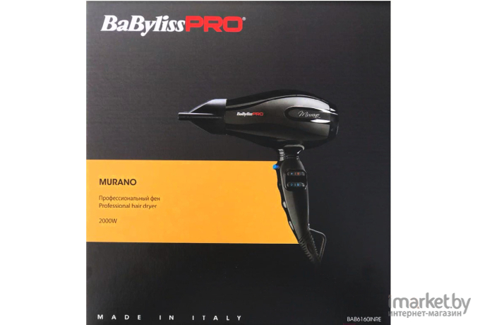 Фен BaByliss PRO Murano [BAB6160INRE]