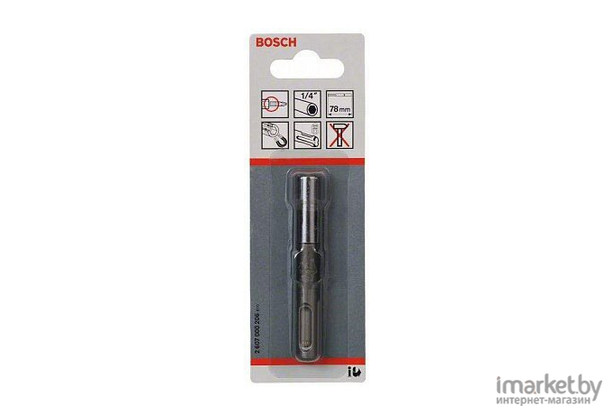 Магнитный адаптер для бит Bosch SDS+ 78мм 2607000206