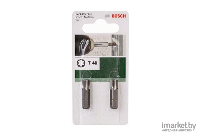 Набор бит Bosch 25мм TORX T40 XH 2607001625